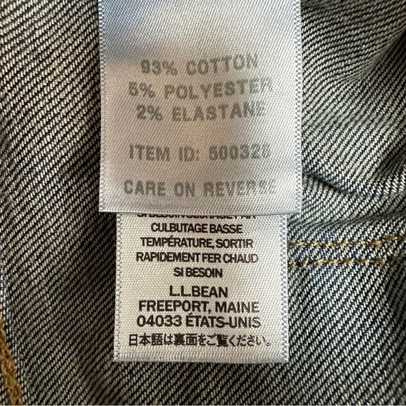 L.L Bean Women’s Classic Fit High Rise Blue Denim Jeans, 16P - Picture 11 of 13
